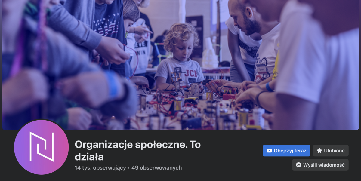 fanpage Organizacje społeczne. To działa.