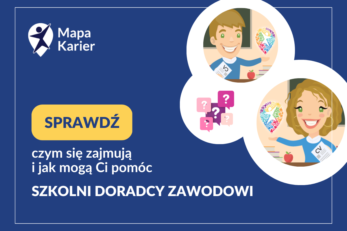 grafika odsyłająca do opisu ścieżki kariery szkolnego doradcy zawodowego